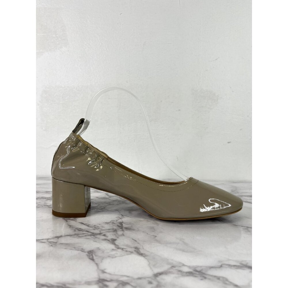 Everlane Women's Taupe The Italian Day Heel Patent Leather Sz 7.5 - Picture 8 of 10